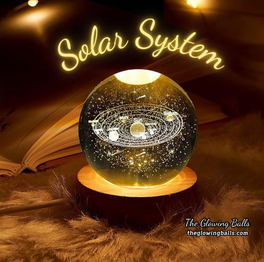 3D Solar System Glowing Ball