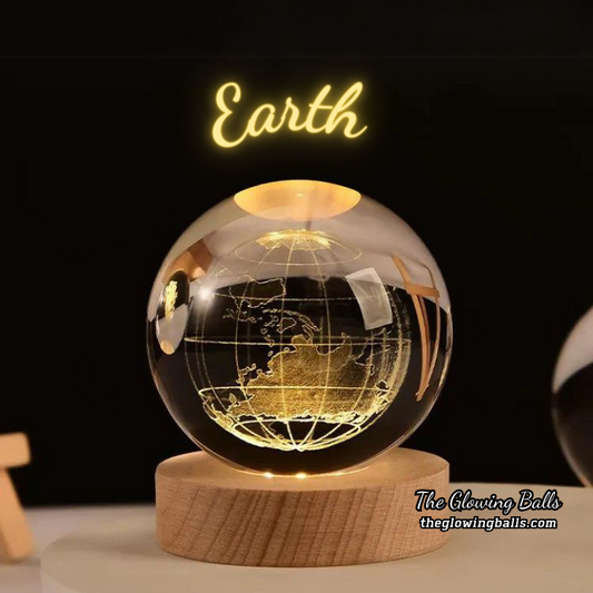 3D Earth Crystal ball